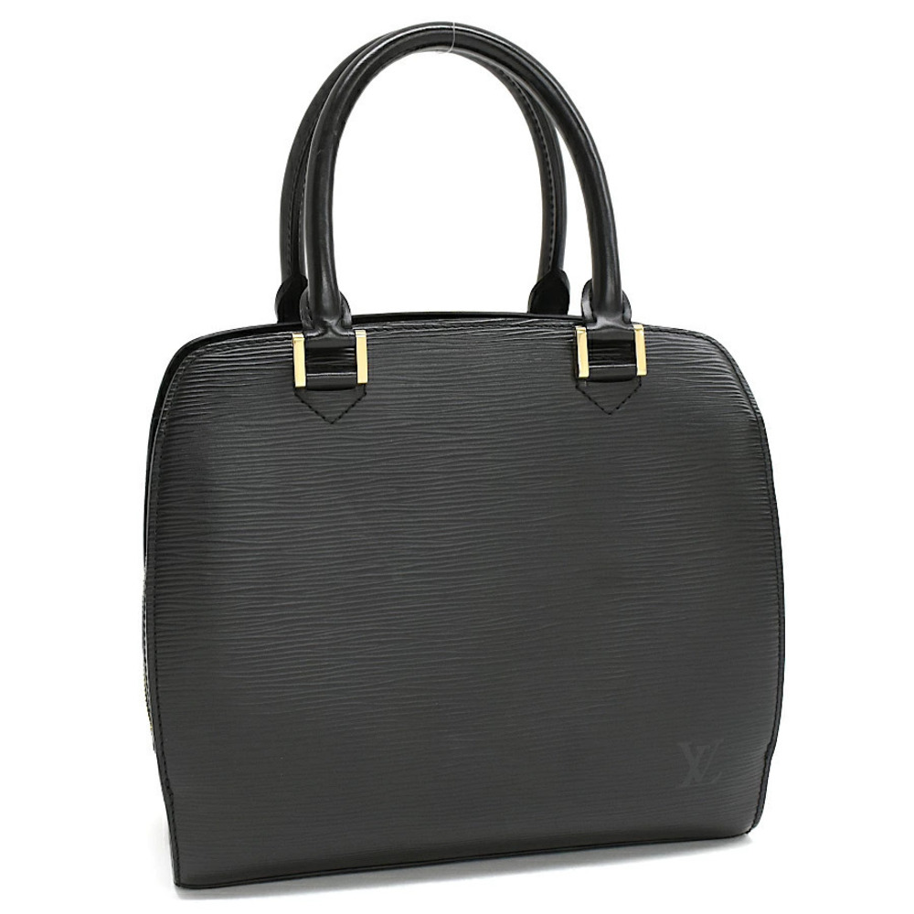 Louis Vuitton Pont Neuf Tote Handbag Epi Leather Black
